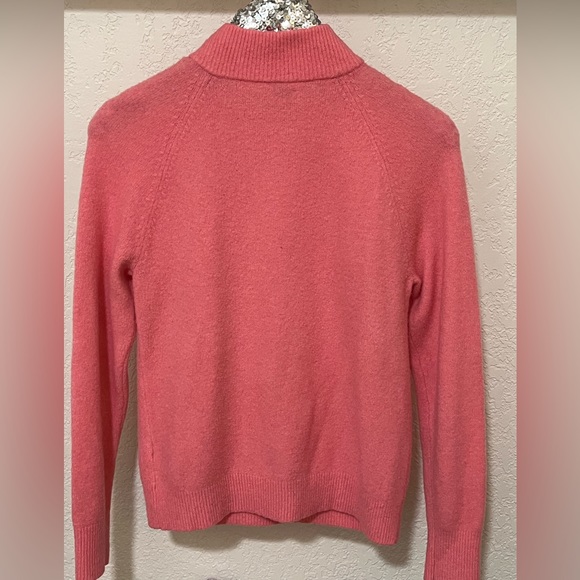 J Crew Mock Neck Sweater Pink Size Small - Picture 3 of 5
